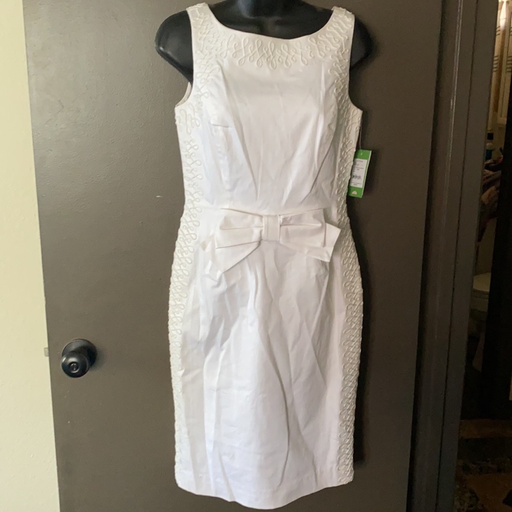NWT Lilly Pulitzer size 2 white dress - mid length